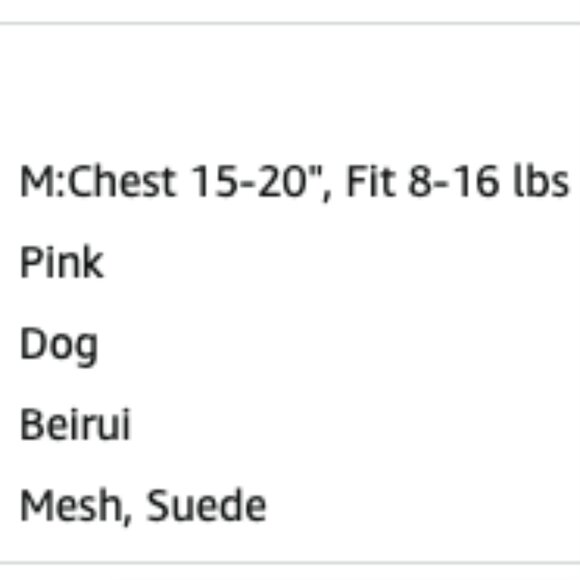 Rhinestone Dog Harness Reflective Bling Nylon Dog with Sparkly Bow Tie MED - Picture 3 of 3